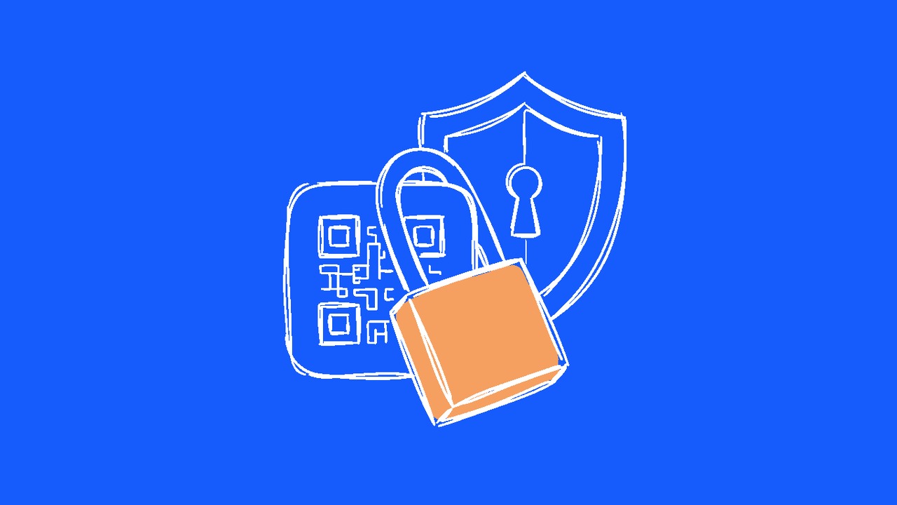 A padlock attached to a sketchy software application icon with a shield emblem behind, illustrating the security side of maintenance